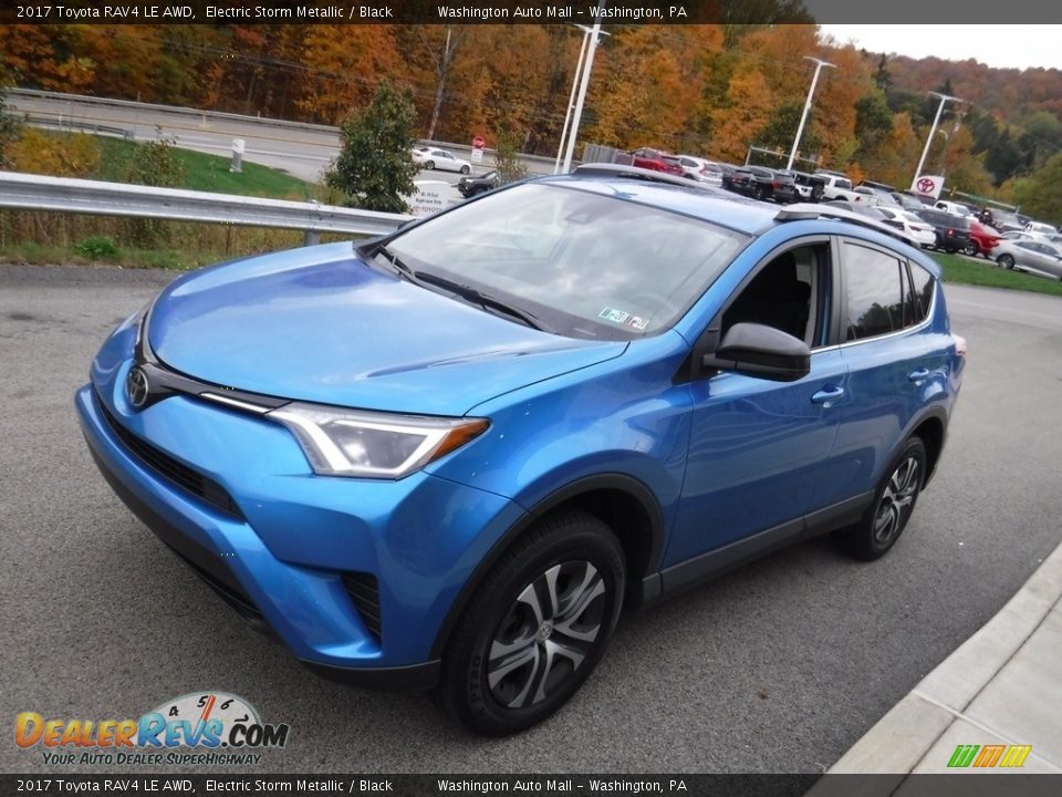 2017 Toyota RAV4 LE AWD Electric Storm Metallic / Black Photo #5