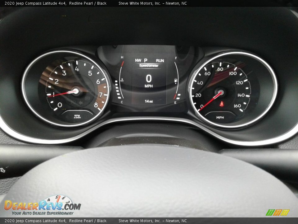 2020 Jeep Compass Latitude 4x4 Redline Pearl / Black Photo #18