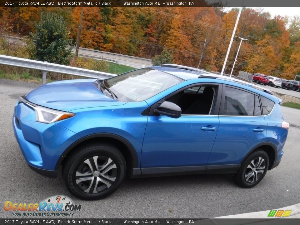 2017 Toyota RAV4 LE AWD Electric Storm Metallic / Black Photo #6