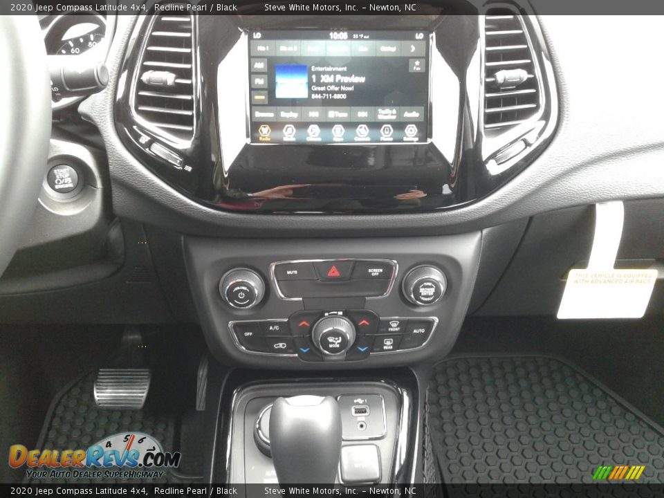 2020 Jeep Compass Latitude 4x4 Redline Pearl / Black Photo #19