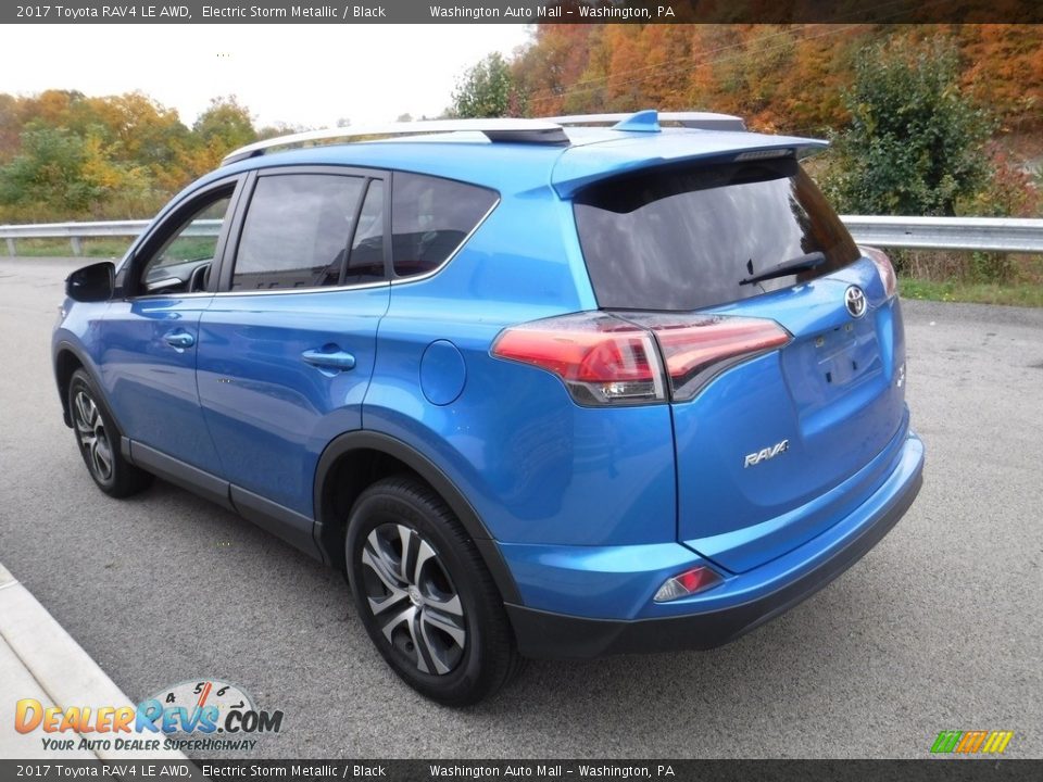 2017 Toyota RAV4 LE AWD Electric Storm Metallic / Black Photo #7