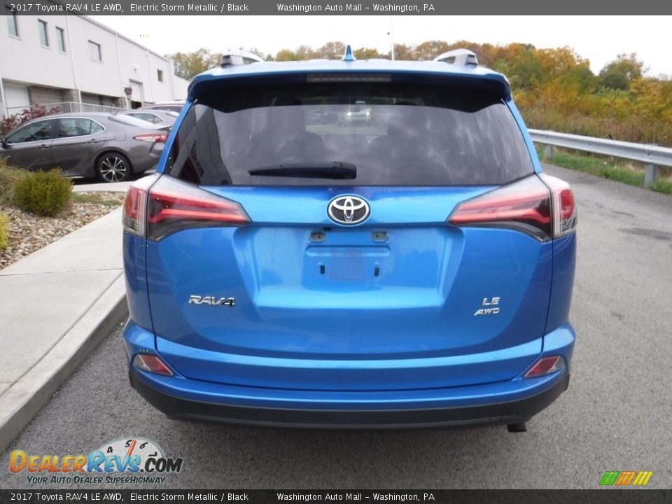 2017 Toyota RAV4 LE AWD Electric Storm Metallic / Black Photo #8