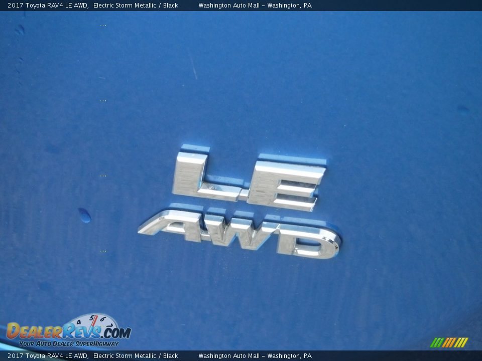 2017 Toyota RAV4 LE AWD Electric Storm Metallic / Black Photo #10