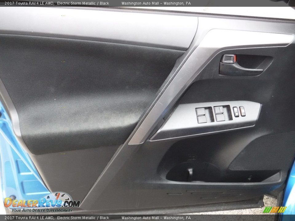 2017 Toyota RAV4 LE AWD Electric Storm Metallic / Black Photo #12