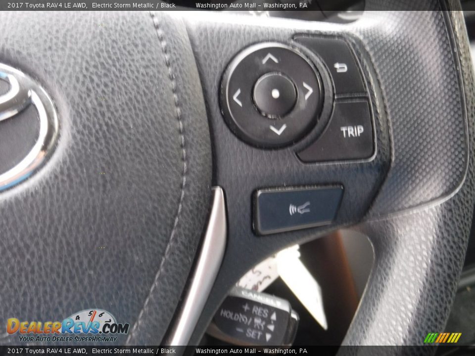 2017 Toyota RAV4 LE AWD Electric Storm Metallic / Black Photo #18