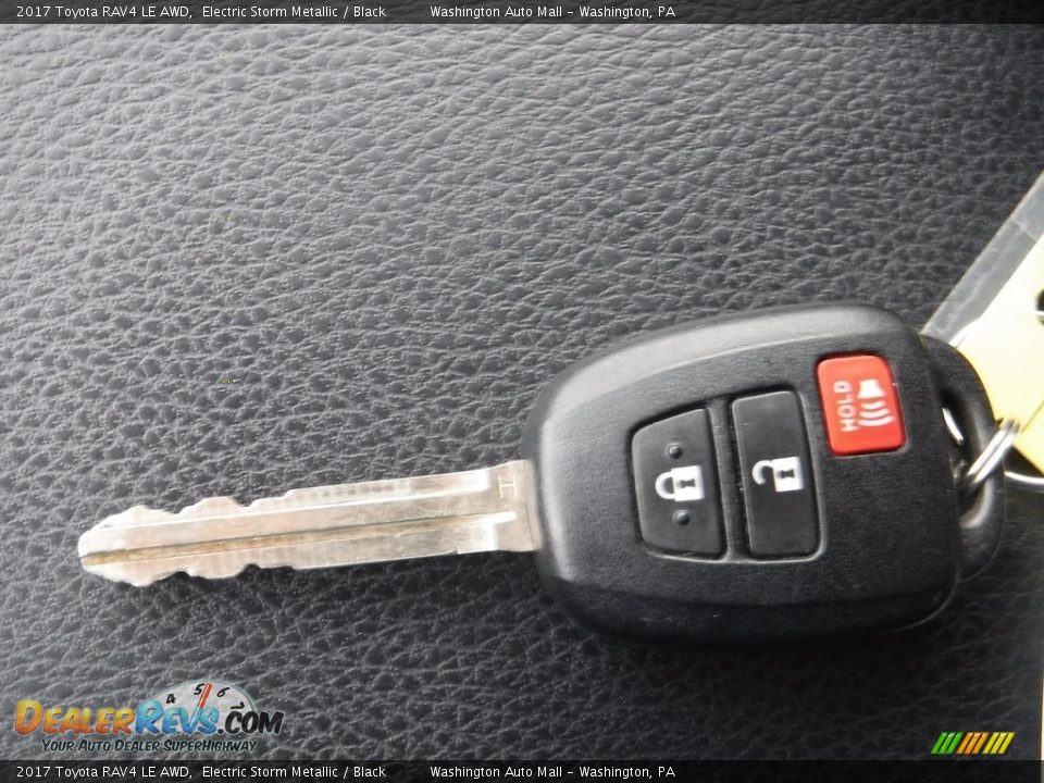 2017 Toyota RAV4 LE AWD Electric Storm Metallic / Black Photo #23