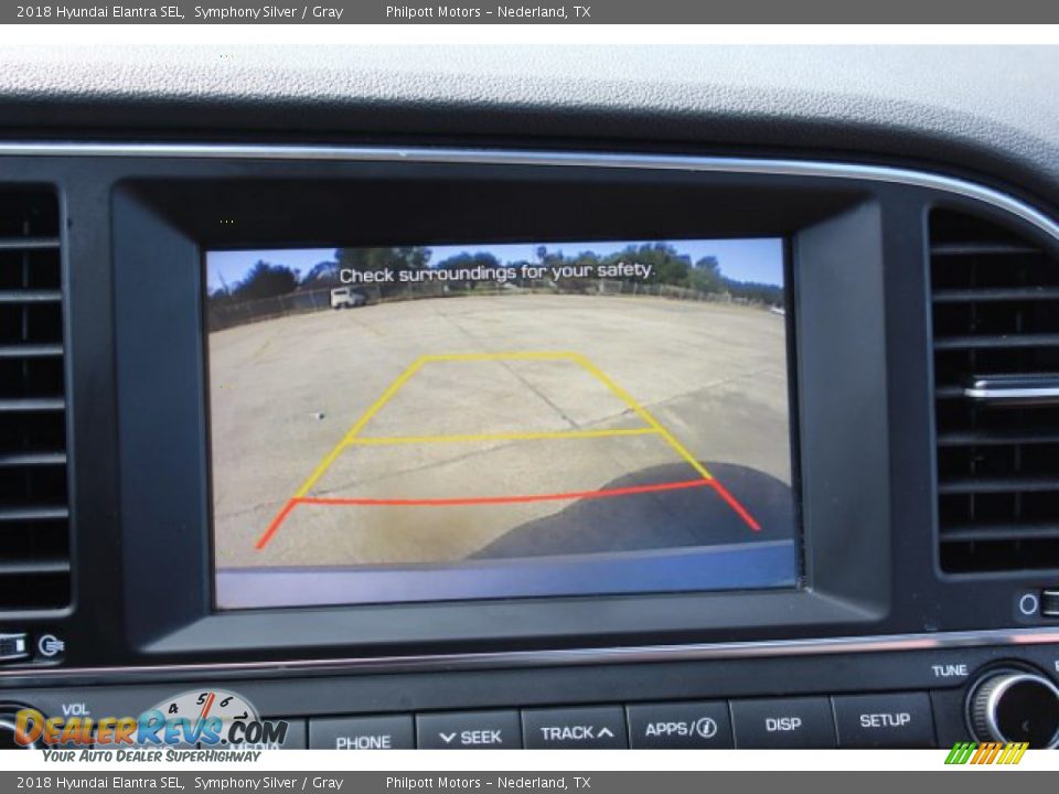 2018 Hyundai Elantra SEL Symphony Silver / Gray Photo #17