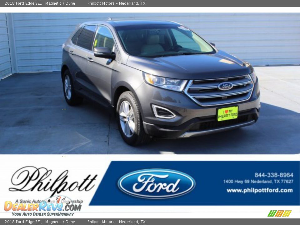 2018 Ford Edge SEL Magnetic / Dune Photo #1