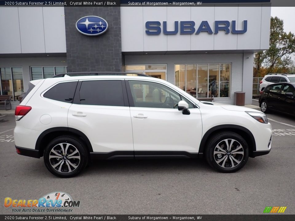 2020 Subaru Forester 2.5i Limited Crystal White Pearl / Black Photo #3