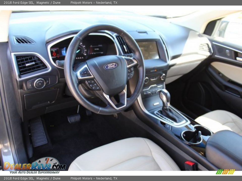 2018 Ford Edge SEL Magnetic / Dune Photo #13
