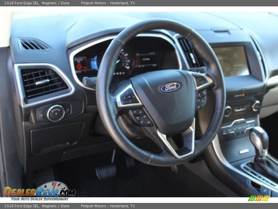 2018 Ford Edge SEL Magnetic / Dune Photo #14