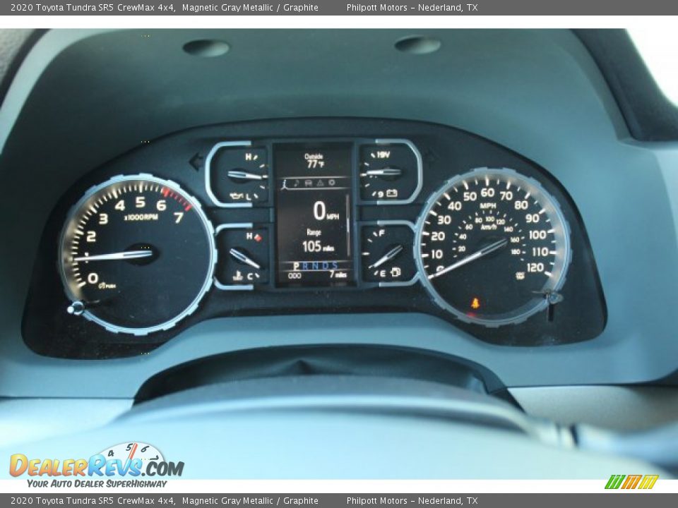 2020 Toyota Tundra SR5 CrewMax 4x4 Magnetic Gray Metallic / Graphite Photo #14