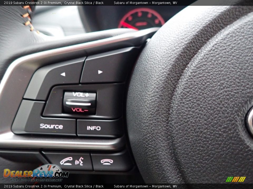 2019 Subaru Crosstrek 2.0i Premium Crystal Black Silica / Black Photo #20
