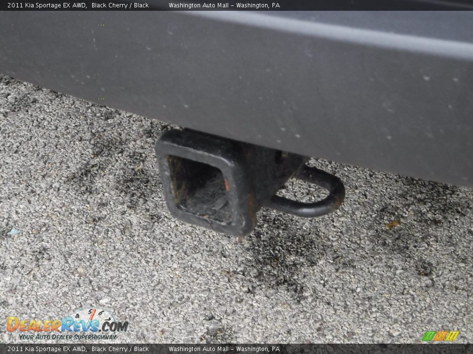 2011 Kia Sportage EX AWD Black Cherry / Black Photo #11