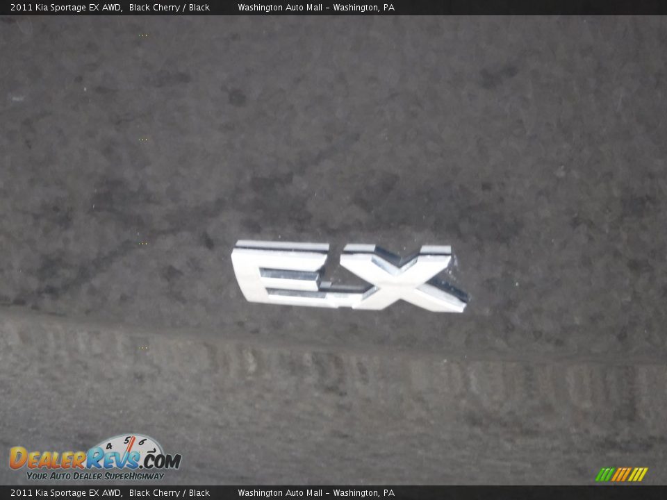 2011 Kia Sportage EX AWD Black Cherry / Black Photo #12
