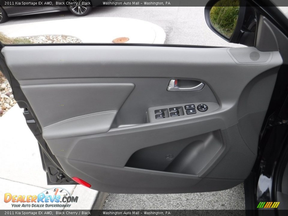 2011 Kia Sportage EX AWD Black Cherry / Black Photo #17