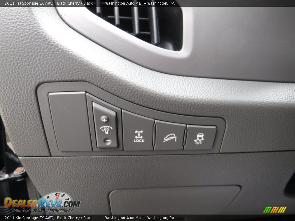 2011 Kia Sportage EX AWD Black Cherry / Black Photo #18
