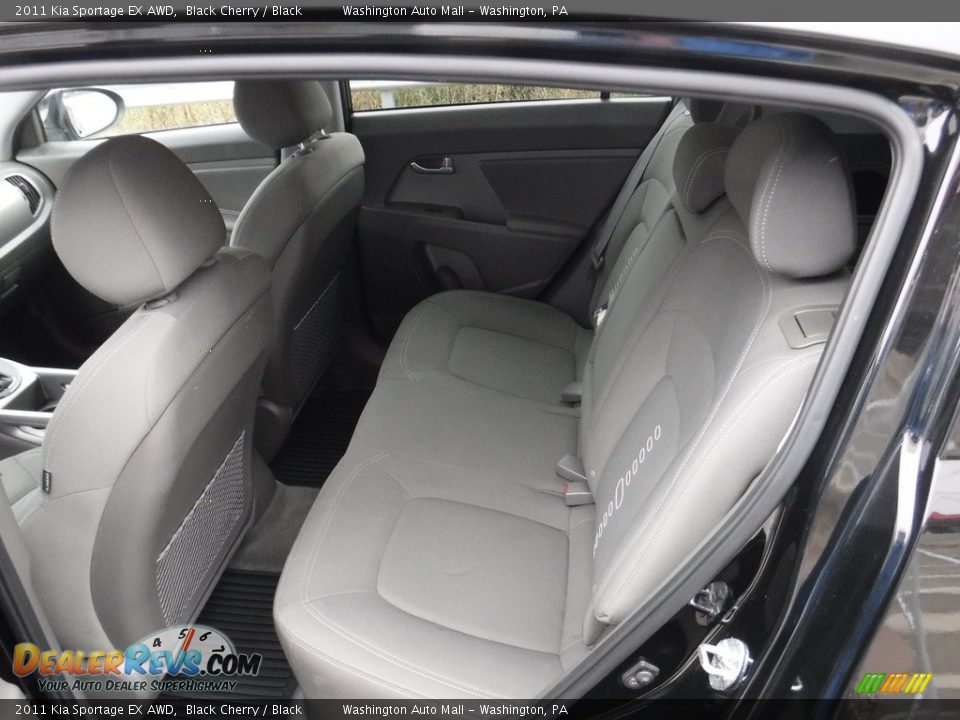 2011 Kia Sportage EX AWD Black Cherry / Black Photo #23