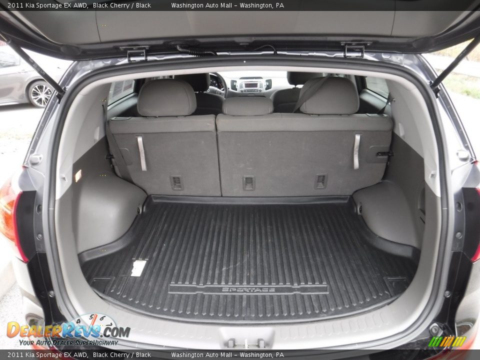2011 Kia Sportage EX AWD Black Cherry / Black Photo #24