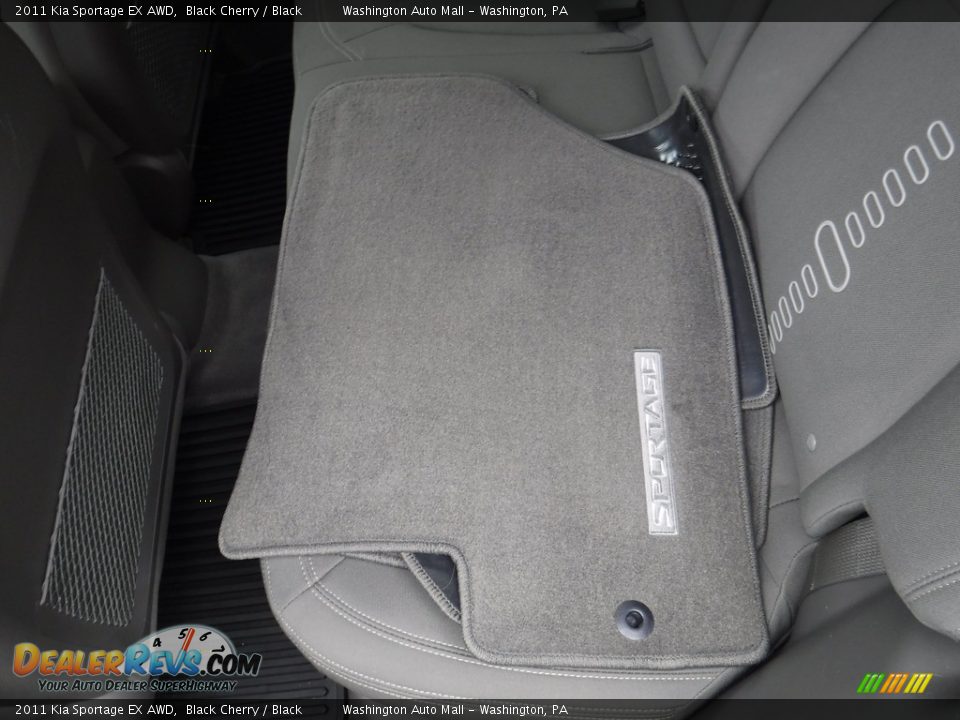 2011 Kia Sportage EX AWD Black Cherry / Black Photo #25