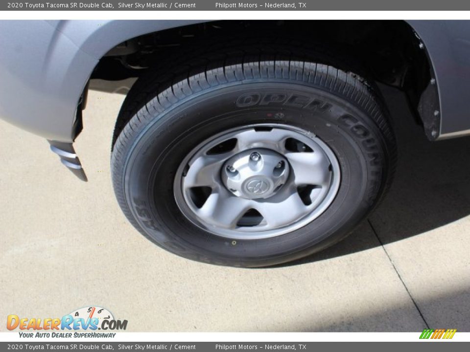 2020 Toyota Tacoma SR Double Cab Silver Sky Metallic / Cement Photo #5