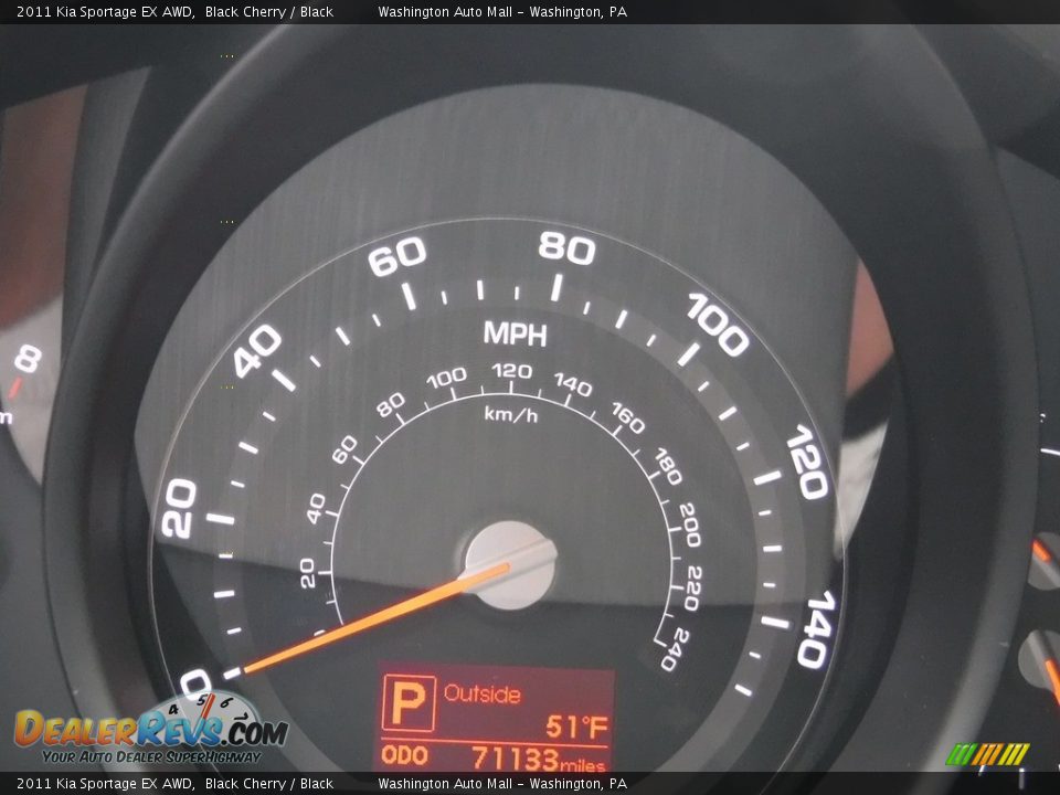 2011 Kia Sportage EX AWD Black Cherry / Black Photo #27