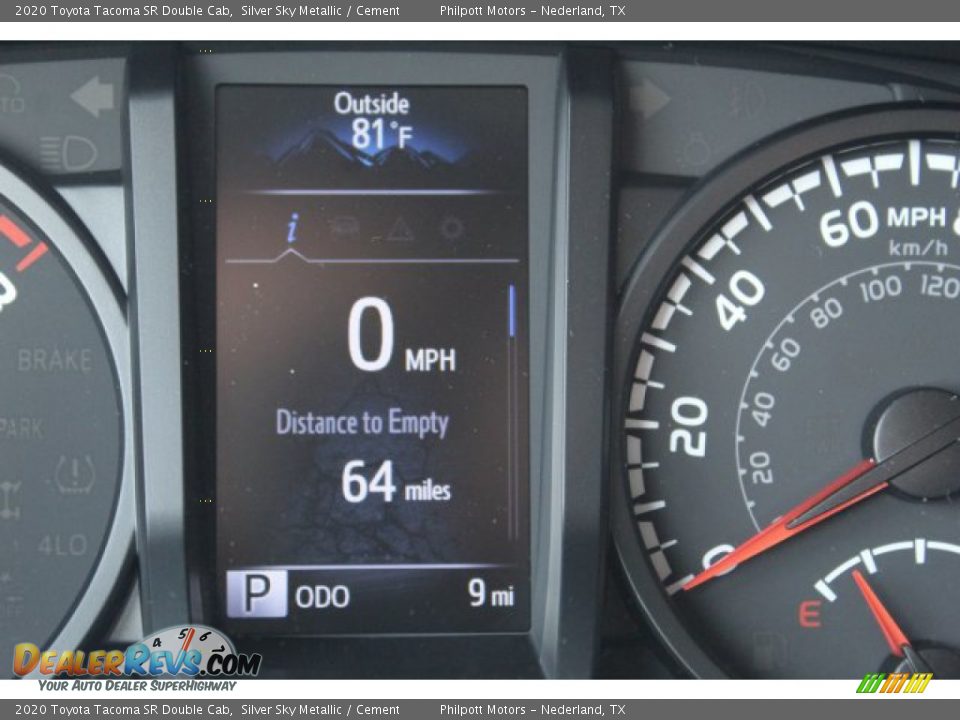 2020 Toyota Tacoma SR Double Cab Silver Sky Metallic / Cement Photo #14