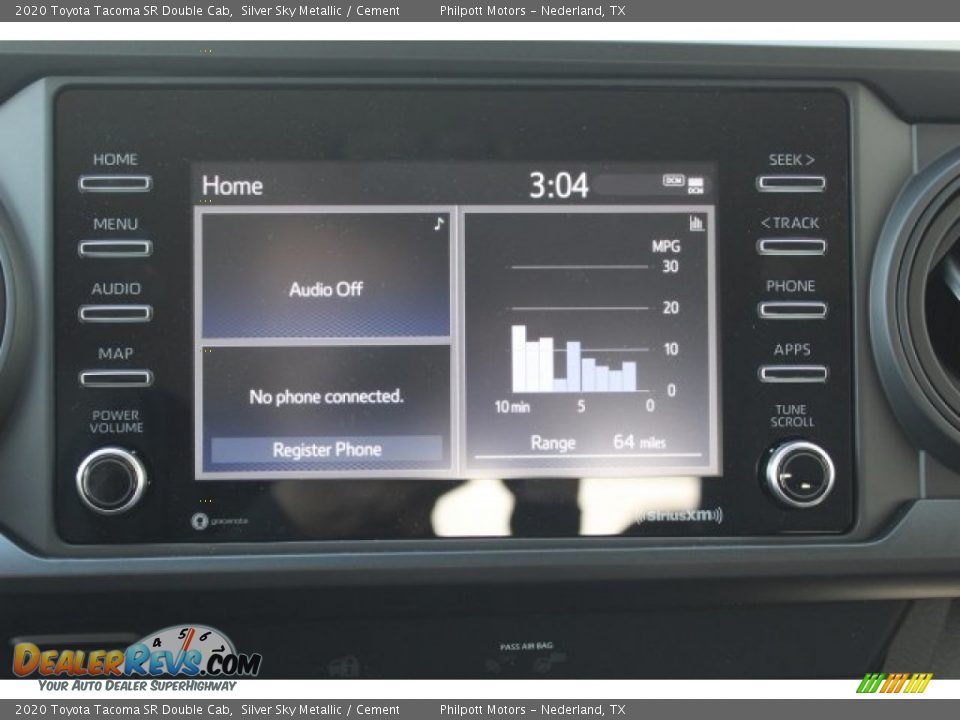 2020 Toyota Tacoma SR Double Cab Silver Sky Metallic / Cement Photo #15