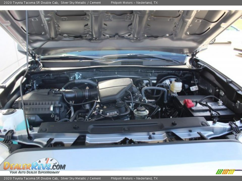 2020 Toyota Tacoma SR Double Cab Silver Sky Metallic / Cement Photo #23