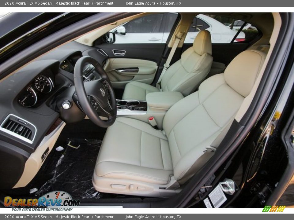 2020 Acura TLX V6 Sedan Majestic Black Pearl / Parchment Photo #17