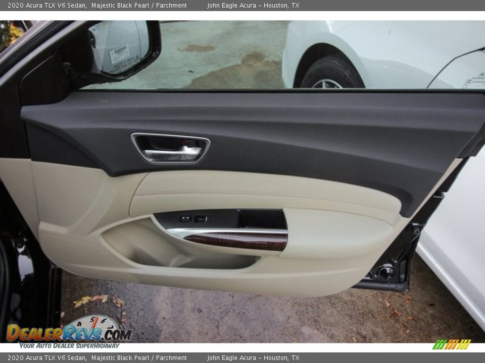2020 Acura TLX V6 Sedan Majestic Black Pearl / Parchment Photo #23