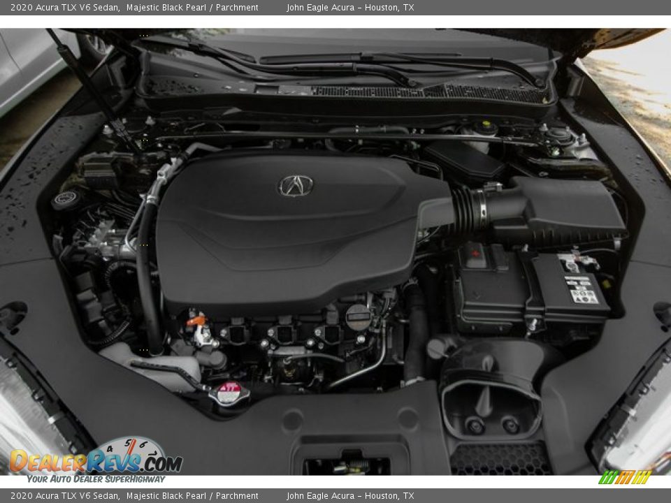 2020 Acura TLX V6 Sedan Majestic Black Pearl / Parchment Photo #25
