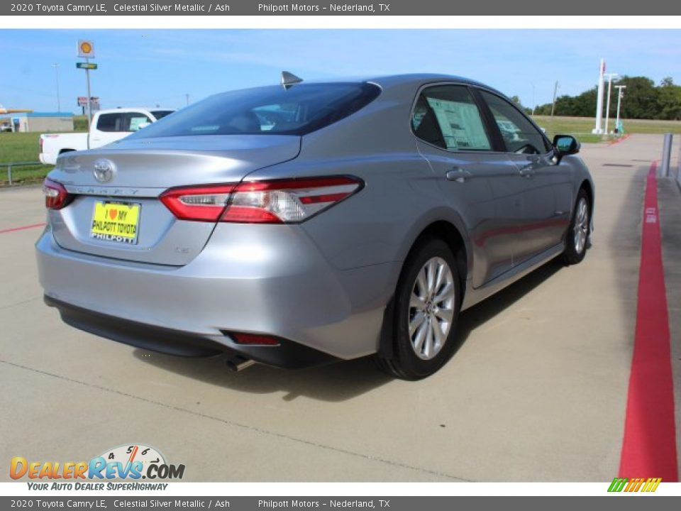 2020 Toyota Camry LE Celestial Silver Metallic / Ash Photo #8