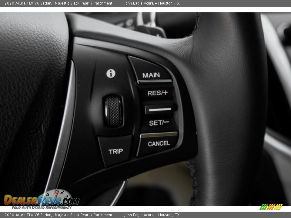 2020 Acura TLX V6 Sedan Majestic Black Pearl / Parchment Photo #34