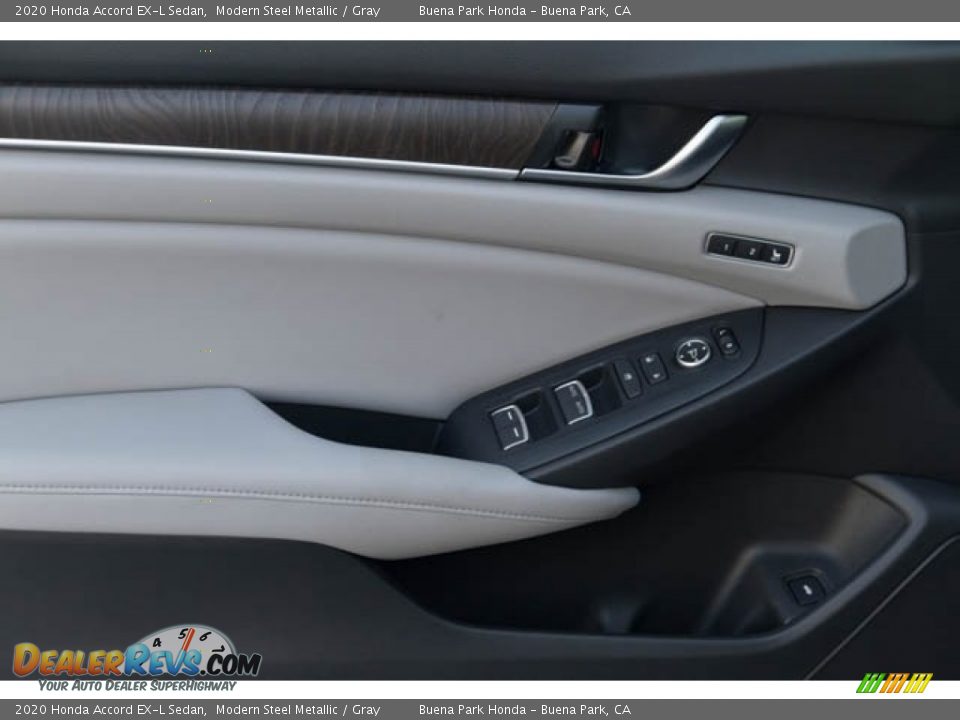 2020 Honda Accord EX-L Sedan Modern Steel Metallic / Gray Photo #35