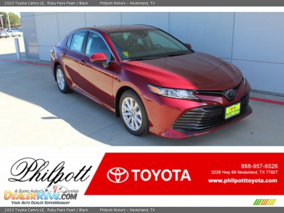 2020 Toyota Camry LE Ruby Flare Pearl / Black Photo #1