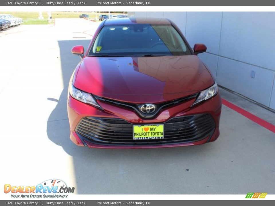 2020 Toyota Camry LE Ruby Flare Pearl / Black Photo #3