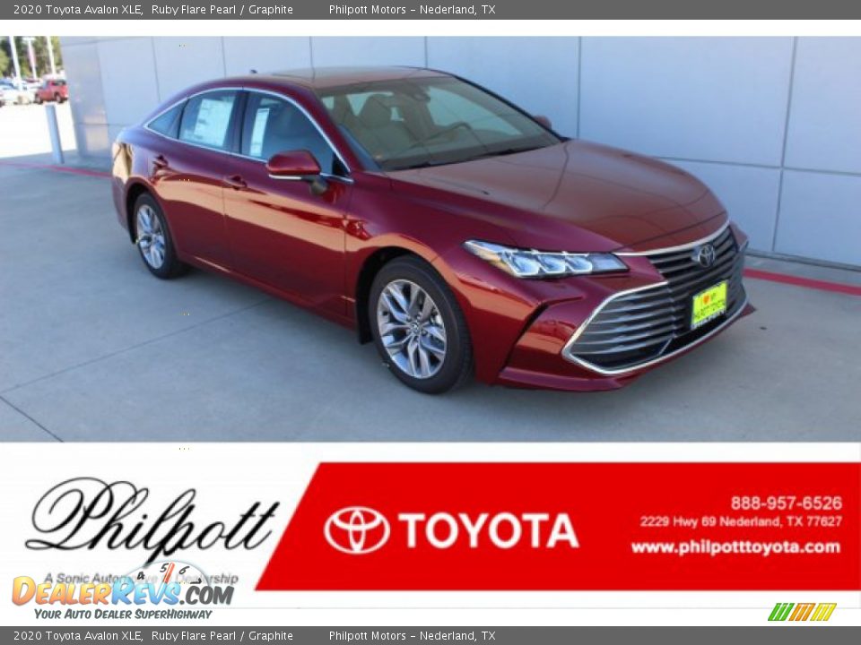 2020 Toyota Avalon XLE Ruby Flare Pearl / Graphite Photo #1