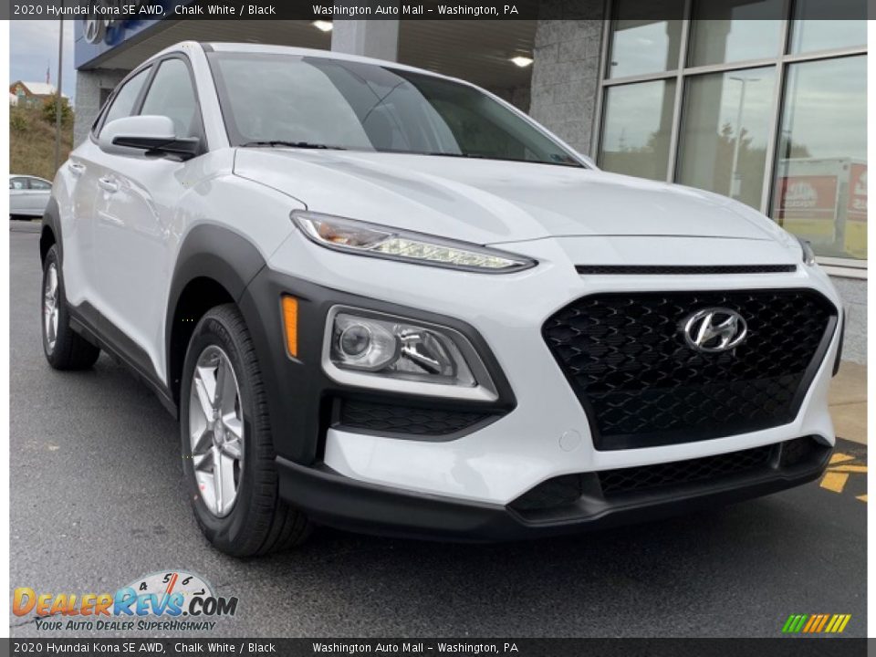 2020 Hyundai Kona SE AWD Chalk White / Black Photo #1
