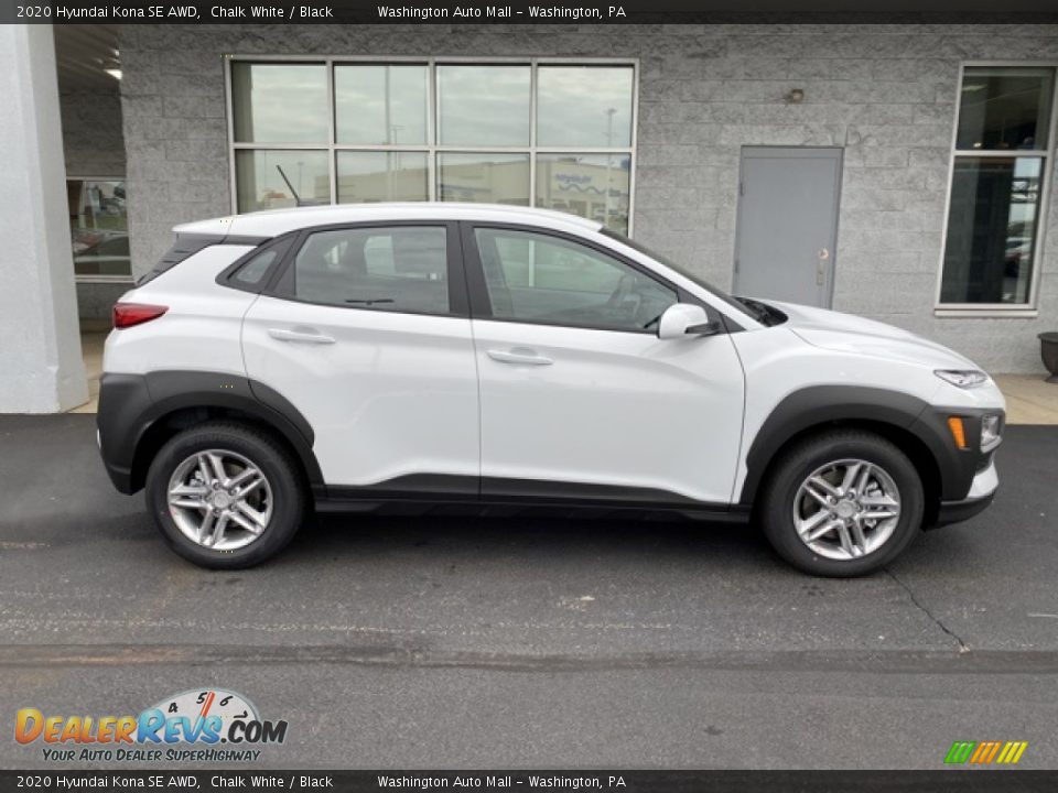 2020 Hyundai Kona SE AWD Chalk White / Black Photo #3