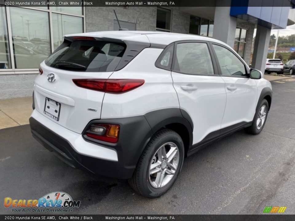 2020 Hyundai Kona SE AWD Chalk White / Black Photo #4