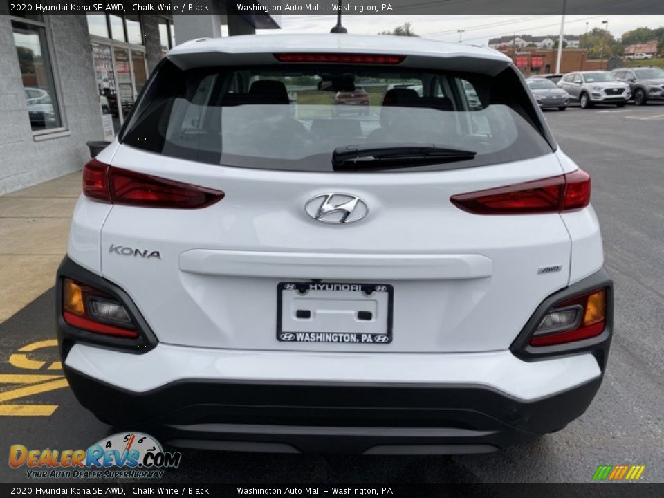 2020 Hyundai Kona SE AWD Chalk White / Black Photo #5
