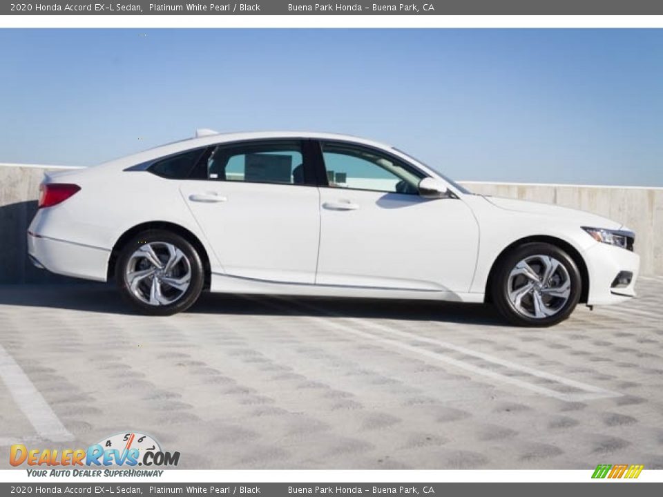 Platinum White Pearl 2020 Honda Accord EX-L Sedan Photo #5