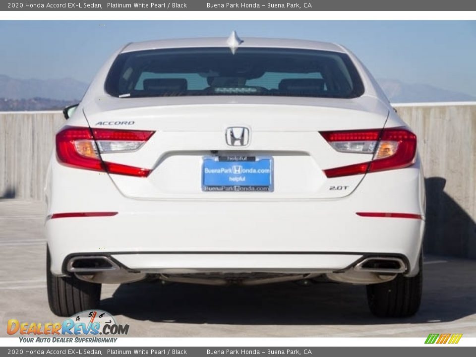 2020 Honda Accord EX-L Sedan Platinum White Pearl / Black Photo #6