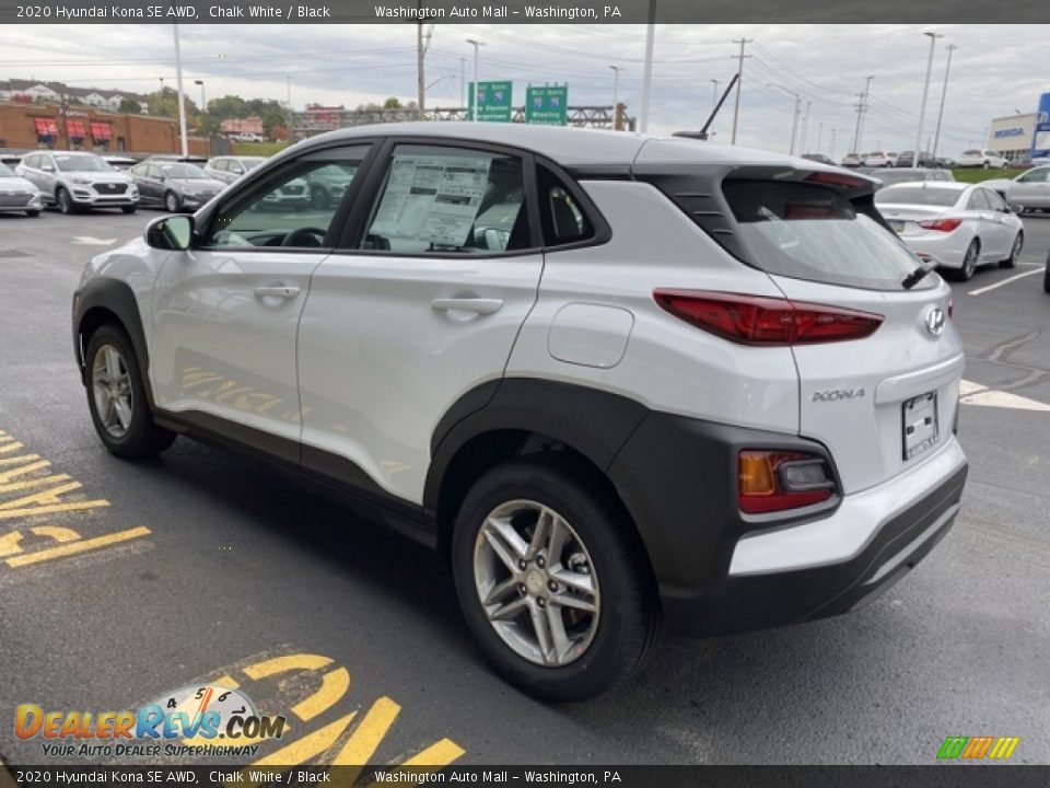 2020 Hyundai Kona SE AWD Chalk White / Black Photo #6