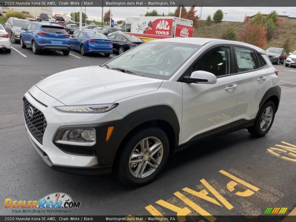 2020 Hyundai Kona SE AWD Chalk White / Black Photo #7