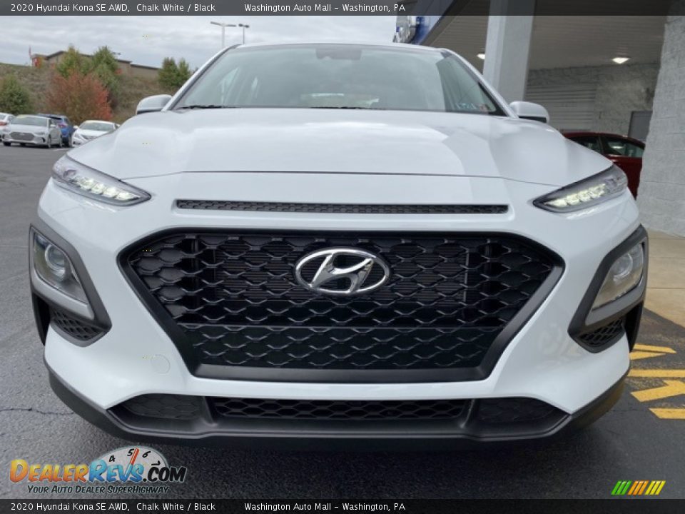 2020 Hyundai Kona SE AWD Chalk White / Black Photo #8