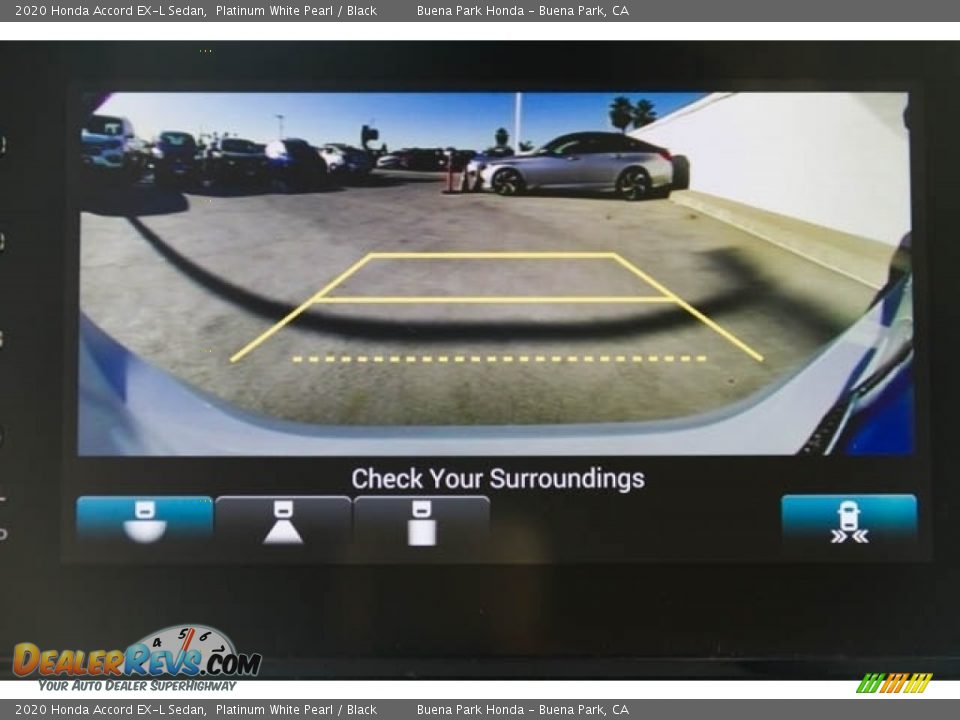 2020 Honda Accord EX-L Sedan Platinum White Pearl / Black Photo #15