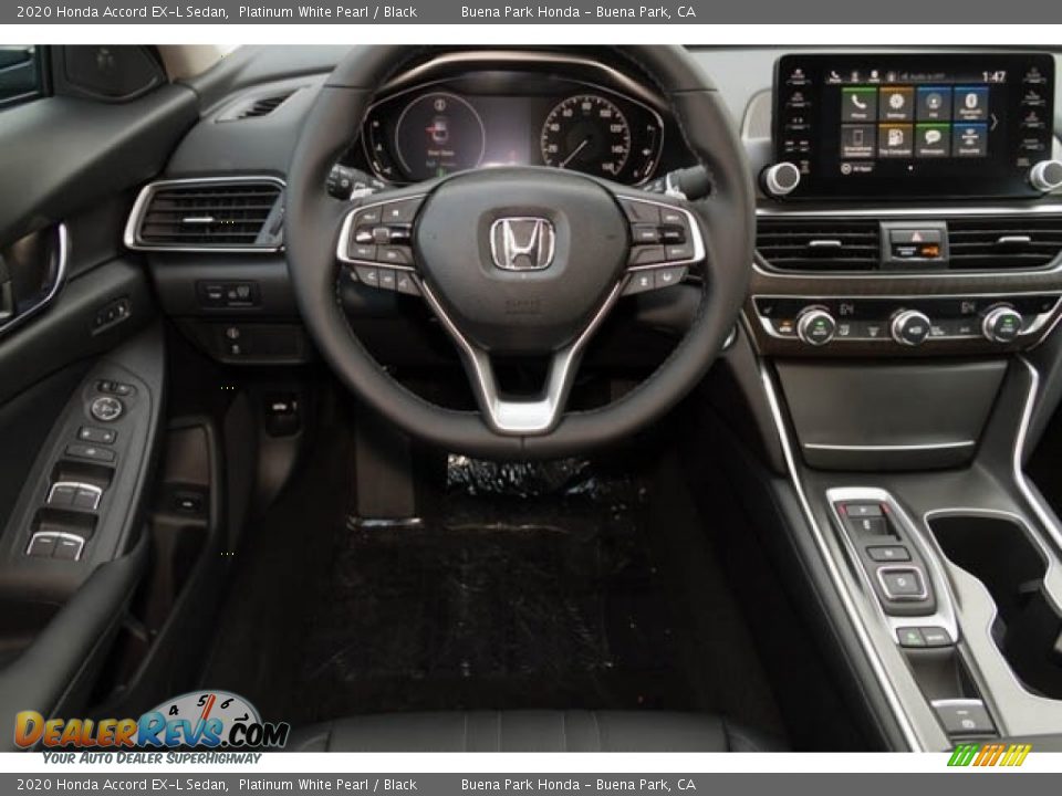 2020 Honda Accord EX-L Sedan Platinum White Pearl / Black Photo #18