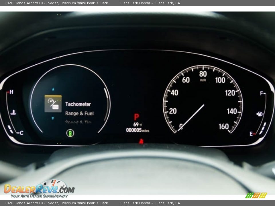 2020 Honda Accord EX-L Sedan Gauges Photo #19